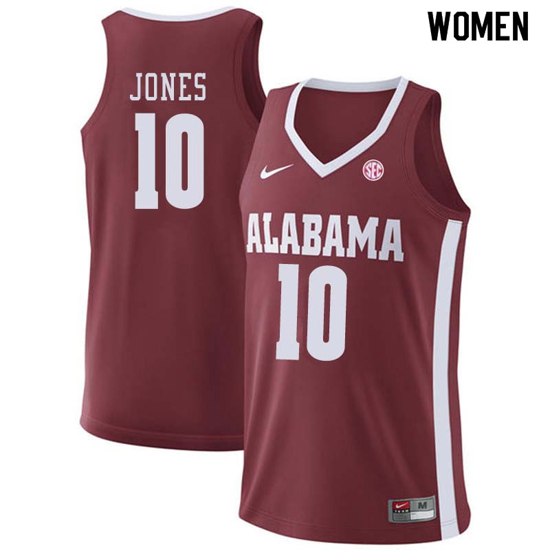 Women #54 Donta Hall Alabama Crimson Tide College Basketball Jerseys Sale-Crimson